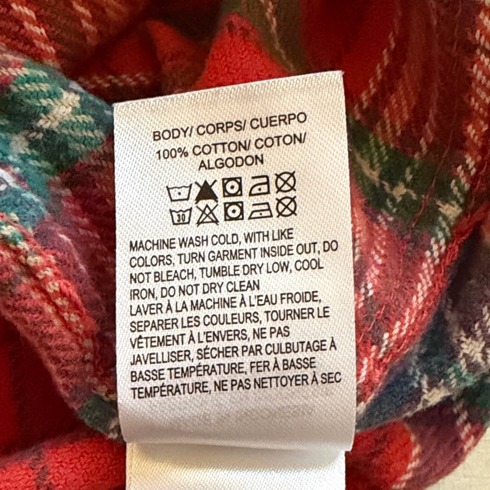 Lucky Brand Red Plaid Women's Jersey Top - Picture 6 of 6